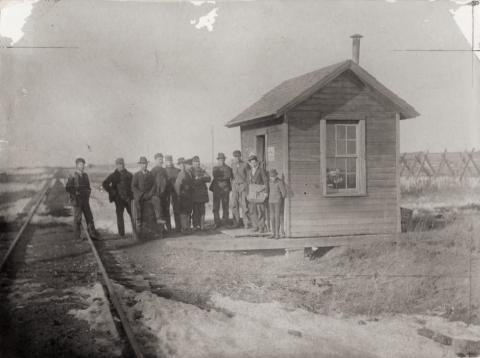 Okabena's First Depot, Okabena, Minnesota