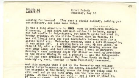 Letter written May 18, 1944